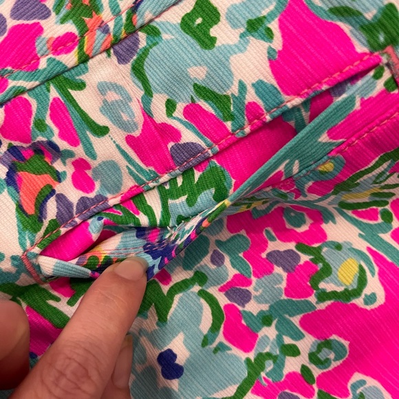 Lilly Pulitzer Pop Pink Southern Charm Callahan Shorts 4 RARE EUC - Picture 6 of 6